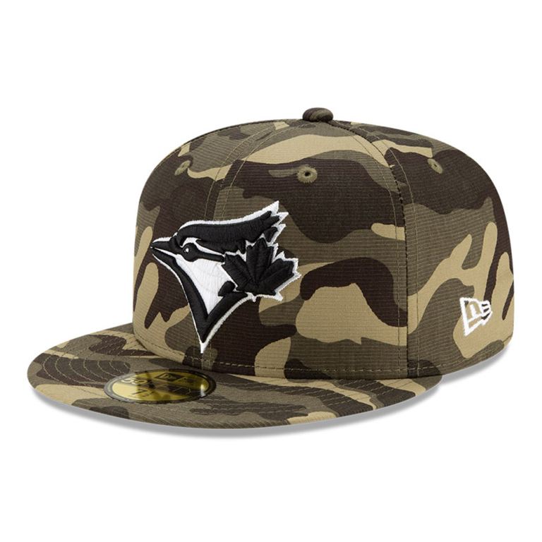 Gorras New Era Mlb Camuflados - Toronto Jays MLB Armed Forces 59FIFTY 95471BNDZ